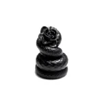 Boa Flower Black Candles