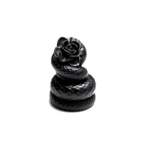 Boa Flower Black Candles