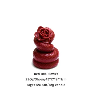 Boa-Flower-Red-Candles