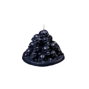 Skeleton Black Candles