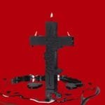 blessed cross black candles