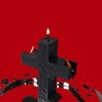 blessed cross black candles