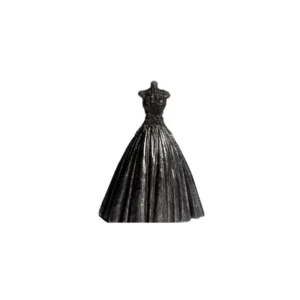 evening dress black candles