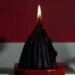 evening dress black candles