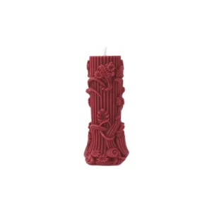 Beauty Roman Columns Red Candles