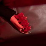 spine bones red candles
