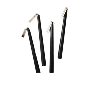 Elegant Black Stick Candle for Christmas Decoration