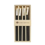 Elegant Black Stick Candle for Christmas Decoration