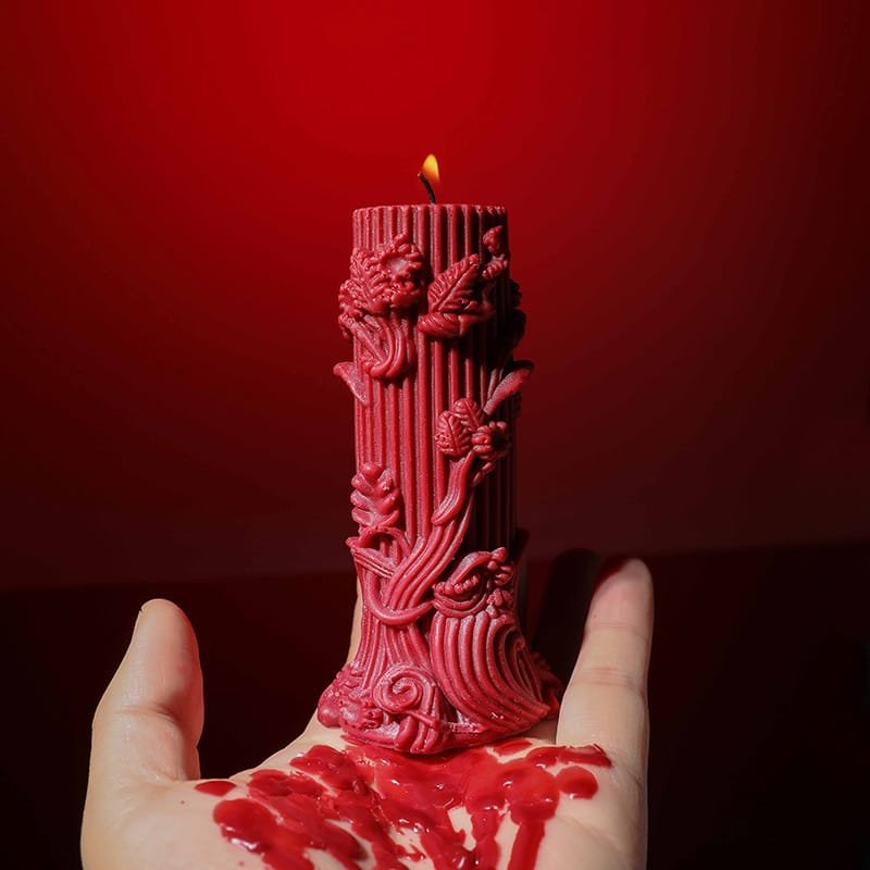 Low temperature wax candles