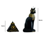 egyptian pyramids black cat candle​
