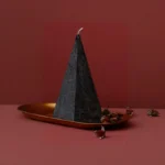 nordic style black taper candles