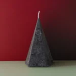 nordic style black taper candles