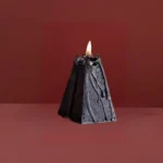 nordic style black taper candles