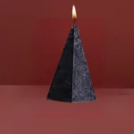 nordic style black taper candles