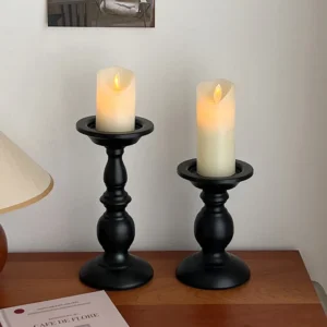 vintage iron black votive candle holders