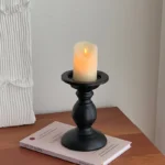 vintage iron black votive candle holders
