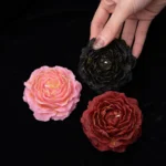 Luxury Gilded Rose Candle
