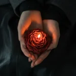 Luxury Gilded Rose Candle