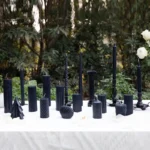 Vintage Romantic Scented Black Candles-01 Vintage Romantic Scented Black Candles