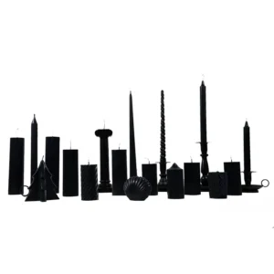 Vintage Romantic Scented Black Candles